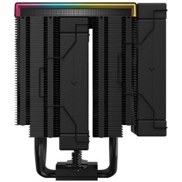 DEEPCOOL chladič AK620 Digital Pro / 2x120mm fan / 6x heatpipes / pro Intel i AMD/ černý / digitální display více hodnot