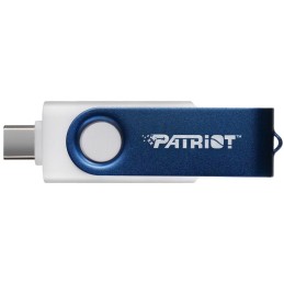 PATRIOT Xporter X550 128GB / USB Typ-A + USB Typ-C / USB 3.2 Gen 1 / bílo-modrá