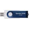 PATRIOT Xporter X550 512GB / USB Typ-A + USB Typ-C / USB 3.2 Gen 1 / bielo-modrá