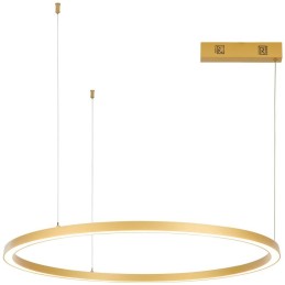 IMMAX NEO FINO NEW SMART závěsné svítidlo 1 kruh, 80cm, 60W, zlaté, Zigbee 3.0, TUYA