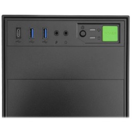 EUROCASE MidT ML N6-500B / bez zdroje / 2x USB 3.0  / USB-C / černá