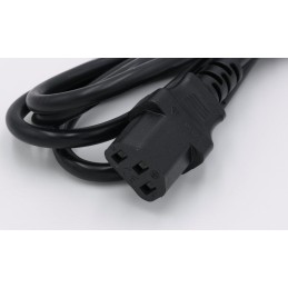 XtendLan Kabel síťový prodlužovací-redukce, IEC320 C14 - C13, 1,8m, černý