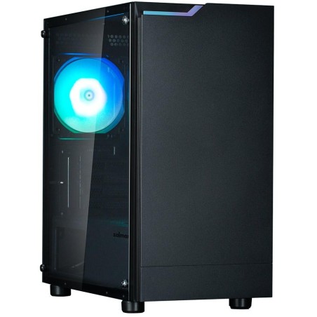 Zalman skříň T4 Plus / miniT / 1x120mm fan ARGB / USB 2.0 / USB 3.0 / tvrzené sklo / černá