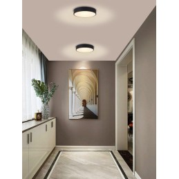 IMMAX NEO RONDATE SLIM Smart stropní svítidlo 40 x 7cm 28W černé Zigbee 3.0, TUYA
