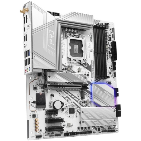 ASRock Z890 Pro RS WiFi White / Intel Z890 / LGA1851 / 4x DDR5 / 4x M.2 / HDMI / DP / 2x Thunderbolt 4 / WiFi / ATX