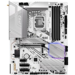 ASRock Z890 Pro RS WiFi White / Intel Z890 / LGA1851 / 4x DDR5 / 4x M.2 / HDMI / DP / 2x Thunderbolt 4 / WiFi / ATX