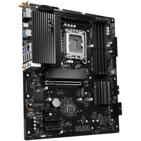 ASRock Z890 Pro-A WiFi / Intel Z890 / LGA1851 / 4x DDR5 / 4x M.2 / HDMI / DP / Thunderbolt 4 / USB-C / WiFi / ATX