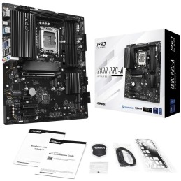 ASRock Z890 Pro-A / Intel Z890 / LGA1851 / 4x DDR5 / 4x M.2 / HDMI / DP / Thunderbolt 4 / USB-C / ATX
