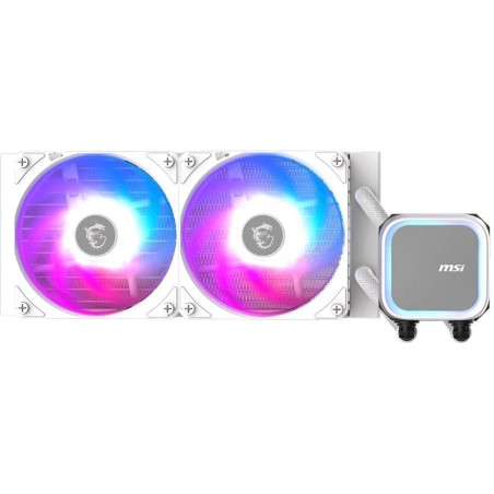 MSI vodní chladič CPU MAG CORELIQUID A13 240 WHITE/ 2x 120mm ARGB fan / bílý