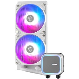 MSI vodní chladič CPU MAG CORELIQUID A13 240 WHITE/ 2x 120mm ARGB fan / bílý