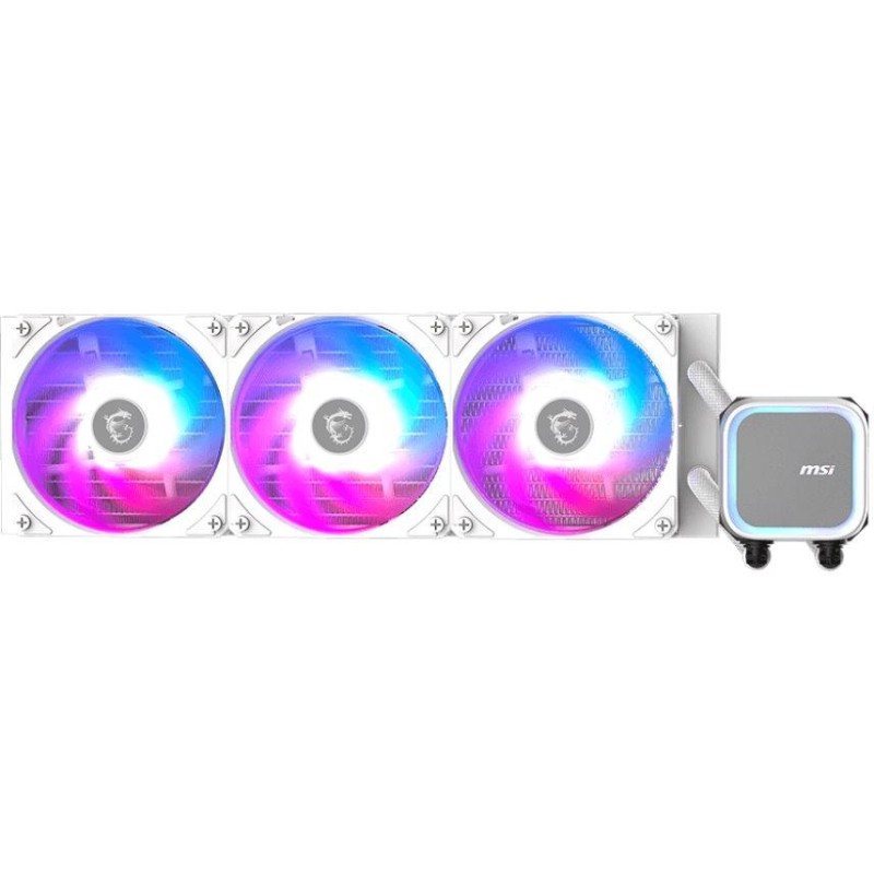 MSI vodní chladič CPU MAG CORELIQUID A13 360 WHITE/ 3x 120mm ARGB fan / bílý