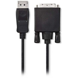 NEDIS kabel DisplayPort - DVI/ zástrčka DisplayPort - 24+1pinová zástrčka DVI-D/ černý/ bulk/ 2m