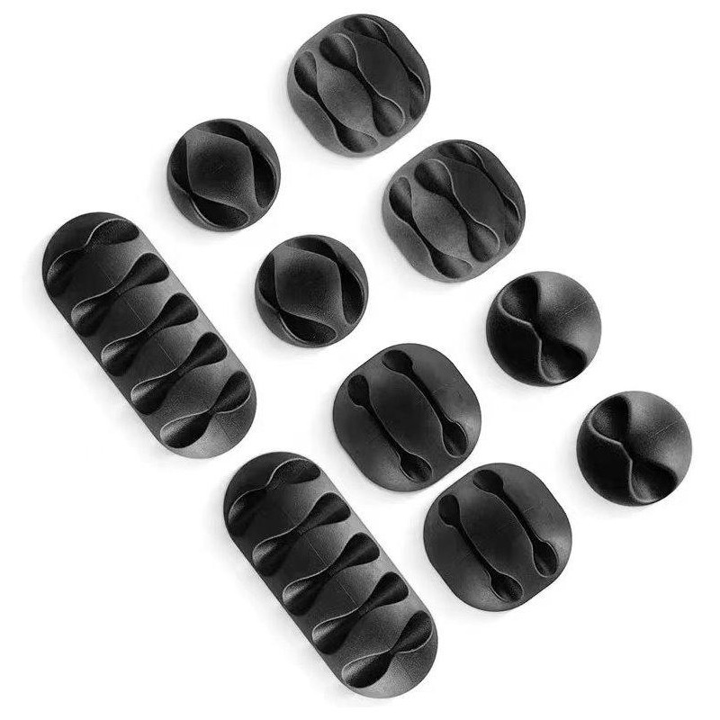 Swissten kabelový management - klipy na kabely 10ks