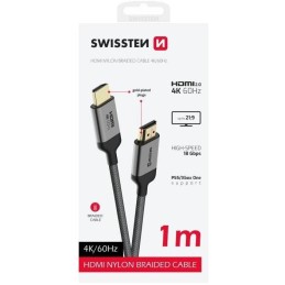 Swissten kabel hdmi na hdmi 4k 60hz 1,0 m