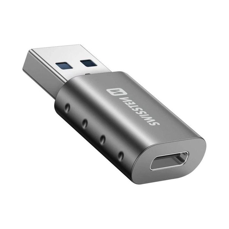 Swissten adapter usb-a(m)/usb-c(f)