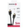 Swissten Kabel HDMI auf HDMI 4k 60Hz 5,0 m PVC