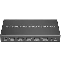 PremiumCord HDMI 1 vstup - 4 monitory, Video Wall controller, 8 zobrazovacích módů