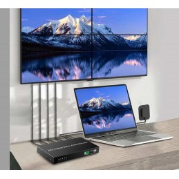 PremiumCord HDMI 1 vstup - 4 monitory, Video Wall controller, 8 zobrazovacích módů