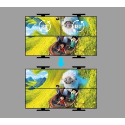 PremiumCord HDMI 1 vstup - 4 monitory, Video Wall controller, 8 zobrazovacích módů