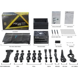 SEASONIC zdroj FOCUS GX-850 / SSR-850FX3 / ATX3.1 / akt. PFC / 135mm / modulární / 80+ Gold