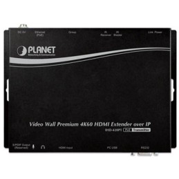 Planet IHD-420PT, HDMI a USB video transmitter/ video wall, 4K/60, vysílač, multicast, IR, RS-232, napájení PoE
