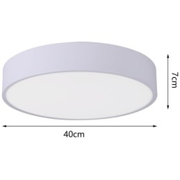 IMMAX NEO RONDATE SLIM Smart stropní svítidlo 40 x 7cm 28W bílé Zigbee 3.0, TUYA