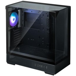 Zalman skříň P40 Prism / miniIT / 120mm ARGB fan / 2xUSB 3.0 / USB-C / panoramatická / černá