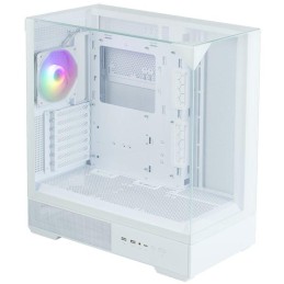 Zalman skříň P40 Prism / miniIT / 120mm ARGB fan / 2xUSB 3.0 / USB-C / panoramatická / bílá