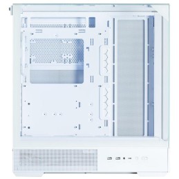 Zalman skříň P40 Prism / miniIT / 120mm ARGB fan / 2xUSB 3.0 / USB-C / panoramatická / bílá