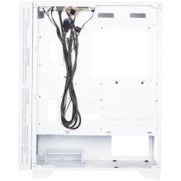 POŠKOZENÝ OBAL - BitFenix skříň Flow FRGB/ ATX / 4x120mm FRGB fan / 2xUSB 3.0  / tvrzené sklo / bílá