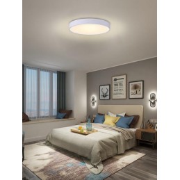 IMMAX NEO RONDATE SLIM Smart stropní svítidlo 60 x 7cm 53W 3710lm bílé Zigbee 3.0, TUYA