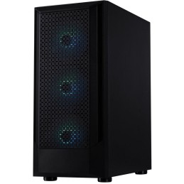 BitFenix skříň C50 Negro / ATX /  4x 120mm FRGB fan / 2xUSB 2.0 / USB 3.0 / tvrzené sklo / černá