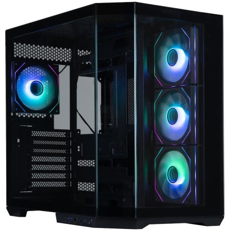 BitFenix skříň T10 Negro / ATX / 4x 120mm ARGB fan + controller / USB 3.0 / USB-C / panoramatická / černá