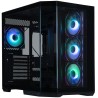BitFenix skriňa T10 Negro / ATX / 4x 120mm ARGB fan + controller / USB 3.0 / USB-C / panoramatická / čierna