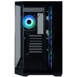 BitFenix skříň T10 Negro / ATX / 4x 120mm ARGB fan + controller / USB 3.0 / USB-C / panoramatická / černá