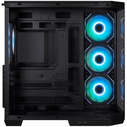 BitFenix skříň T10 Negro / ATX / 4x 120mm ARGB fan + controller / USB 3.0 / USB-C / panoramatická / černá