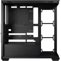 BitFenix skříň CETO Cube / 4x 120mm ARGB fan / 2x USB 3.0 / USB-C / tvrzené sklo / černá