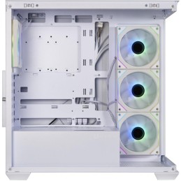 BitFenix skříň CETO Cube / 4x 120mm ARGB fan / 2x USB 3.0 / USB-C / tvrzené sklo / bílá