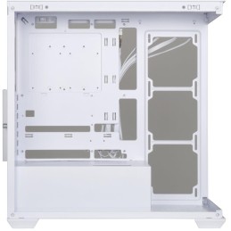 BitFenix skříň CETO Cube / 4x 120mm ARGB fan / 2x USB 3.0 / USB-C / tvrzené sklo / bílá