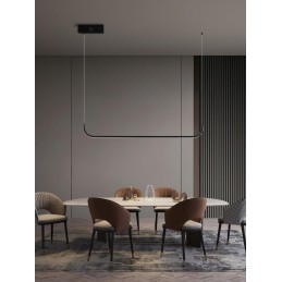 IMMAX NEO PATTINI Smart závěsné svítidlo 120cm 26W 1820lm černé Zigbee 3.0, TUYA