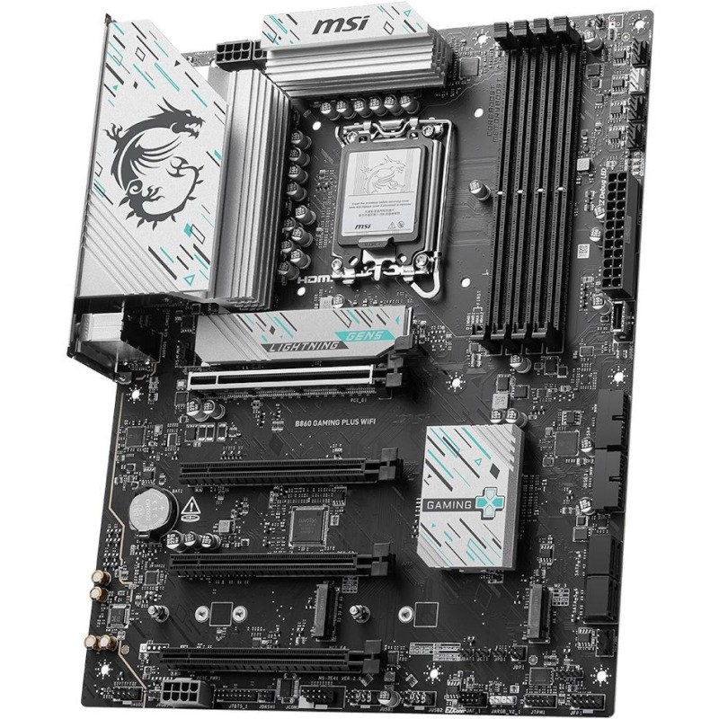 MSI B860 GAMING PLUS WIFI / INTEL B860 / LGA1851 / 4x DDR5 / M.2 / WiFi / ATX