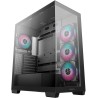Obudowa DEEPCOOL CG580 4F / ATX / 4x120mm ARGB wentylatory / 2xUSB 3.0 / panoramiczna / szkło hartowane / czarna