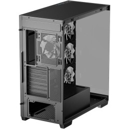 DEEPCOOL skříň CG580 4F / ATX / 4x120mm ARGB fans / 2xUSB 3.0 / panoramatická / tvrzené sklo / černá