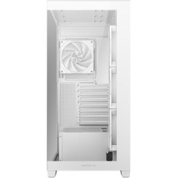 DEEPCOOL skříň CG580 4F / ATX / 4x120mm ARGB fans / 2xUSB 3.0 / panoramatická / tvrzené sklo / bílá