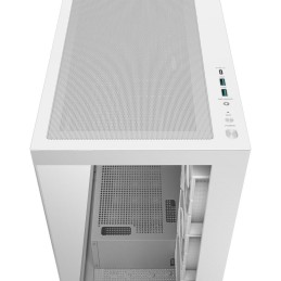 DEEPCOOL skříň CG580 4F / ATX / 4x120mm ARGB fans / 2xUSB 3.0 / panoramatická / tvrzené sklo / bílá