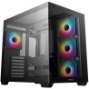 DEEPCOOL case CG530 4F / ATX / 4x120mm ARGB fans / USB 3.0 / USB-C / panoramic / black