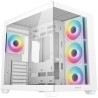 DEEPCOOL skříň CG530 4F ATX / 4x120mm ARGB fans / USB 3.0 / USB-C/ panoramatická / bílá