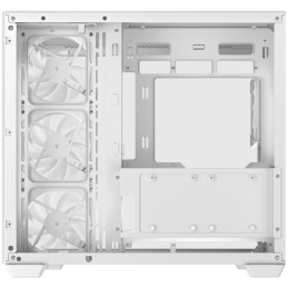 DEEPCOOL skříň CG530 4F ATX / 4x120mm ARGB fans / USB 3.0 / USB-C/ panoramatická / bílá