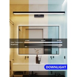 IMMAX NEO PINNA SMART nástěnné svítidlo 80cm 34W 2378lm černé Zigbee 3.0, TUYA