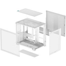 DEEPCOOL skříň CG530 ATX / USB 3.0 / USB-C/ panoramatická / bílá